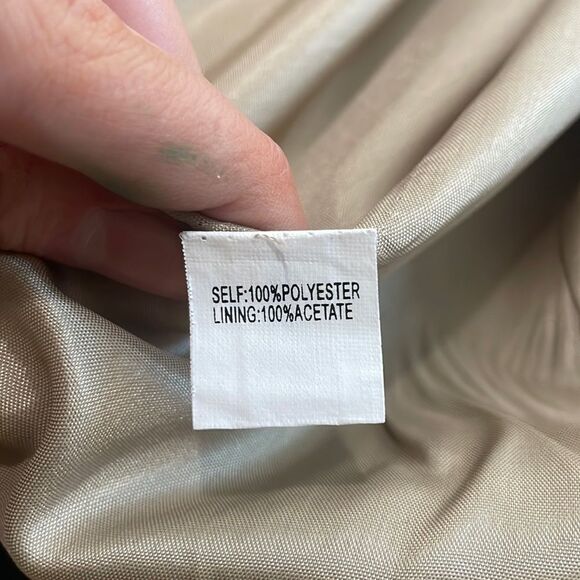 Kay Unger Tan and Black Animal Print Midi Dress With Belt - Picture 7 of 7